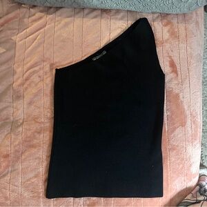 Banana Republic Y2K Silk Blend One-Shoulder Sweater Top NWT – Size Small